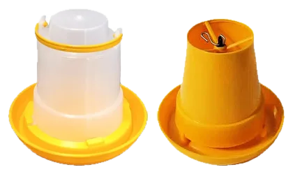 Combo Codorniz Bebedero 1 L + Comedero 1 kg