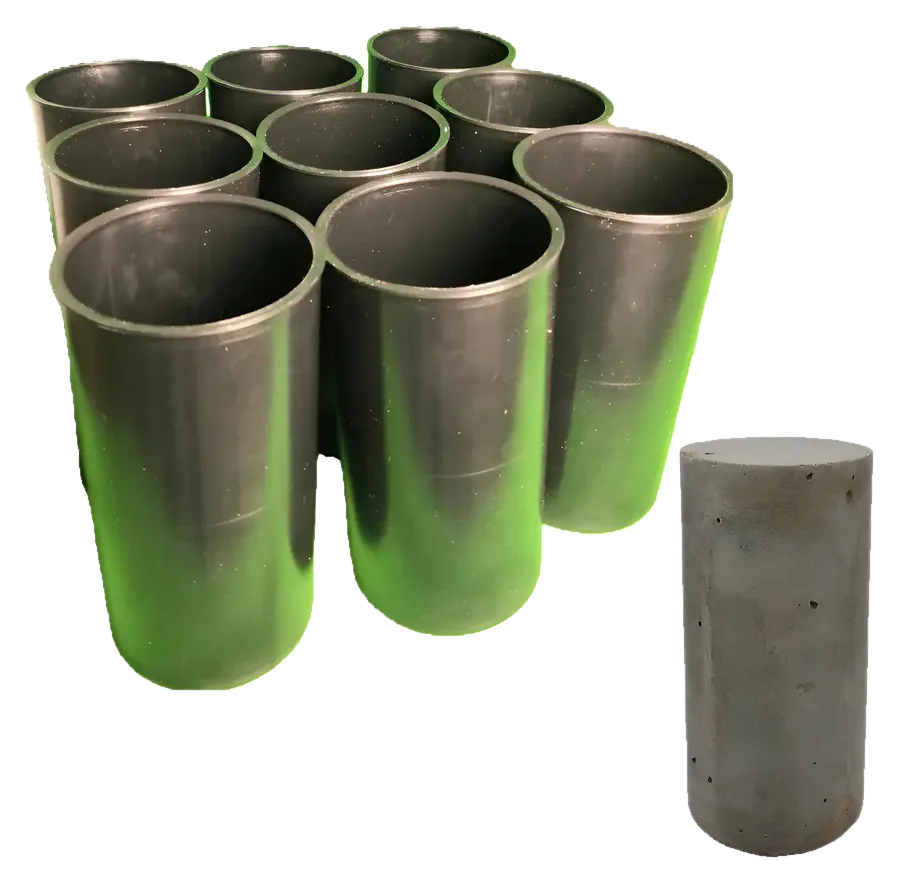Moldes Probeta 4" x 8" x9